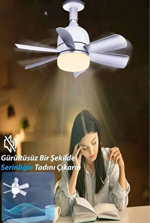 Helios HS-9301 Vega 25W 5 Pervaneli LED Işıklı Tavan Vantilatörü