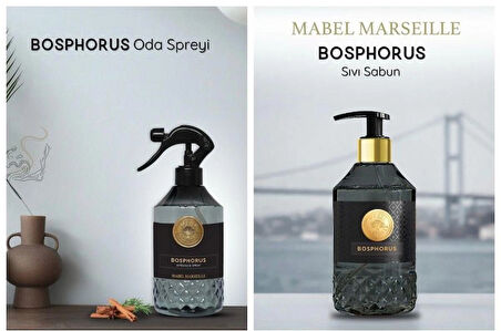 Mabel Marseille Bosphorus Oda Spreyi 500 ml + Bosphorus Sıvı El Sabun 500 ml