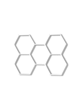 Helios Hs 2822 Hexagonal 200W Petek LED Aydınlatma Lineer Armatür Beyaz Işık