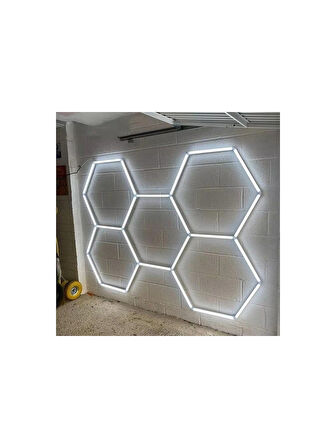 Helios Hs 2822 Hexagonal 200W Petek LED Aydınlatma Lineer Armatür Beyaz Işık