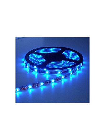 İnoled İç Mekan 3 Çipli  5 Metre Şerit Led 4040 Mavi Renk ( 120 Led  )
