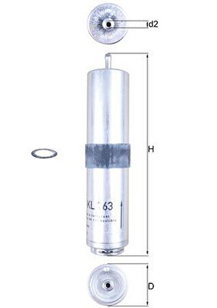 Bmw Yakıt Filtresi Bmw E90 E87 N47 - Mahle Kl763d