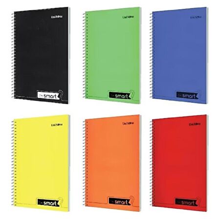 Çınar Im Smart A4 40 Yaprak Plastik Kapak Spiralli Defter 2 Çizgili+2 Kareli