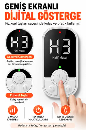 Auhma AMG47 Akıllı Ayak ve Baldır Masaj Cihazı Isı Terapili Hava Basınçlı Kablosuz Bacak Masaj Aleti