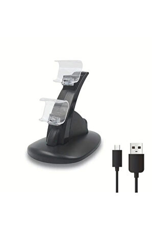 Hepu TP4-0408B PS4 DualShock Kablosuz Oyun Kolu Şarj Standı