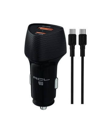 Acl Acc-08 48W Süper Hızlı Araç Şarj Cihazı - PD 30W + QC 3.0 18W Çift Port