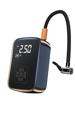Blackbird WY-006 Taşınabilir Akıllı Kablosuz Hava Kompresörü - Dijital Ekranlı Şarj Edilebilir Lastik Şişirme Pompası (150 PSI)