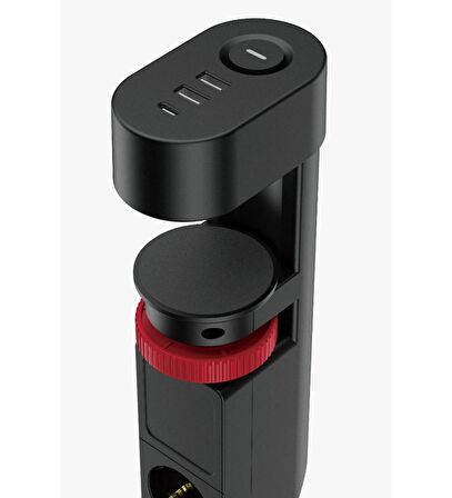Akım Korumalı Priz Masa Kenarı Ayarlanabilir 3 Priz + 2 USB + 1 Type C Girişli Priz Ftr-19