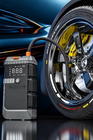 Lensun LS99 19800 mAh Araç Akü Takviye Cihazı Hava Kompresörü Fenerli Powerbank