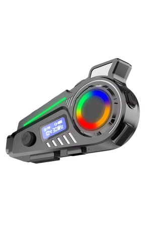 Glr K19 Kameralı Kask Kulaklığı Motosiklet İnterkom Bluetooth 5.4 GPS Sürüş Kayıt Cihazı