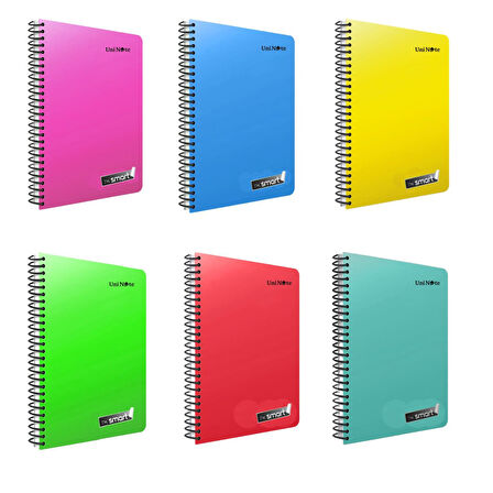 Çınar Im Smart A4 120 Yaprak Plastik Kapak Spiralli Defter 4 Çizgili 4 Kareli