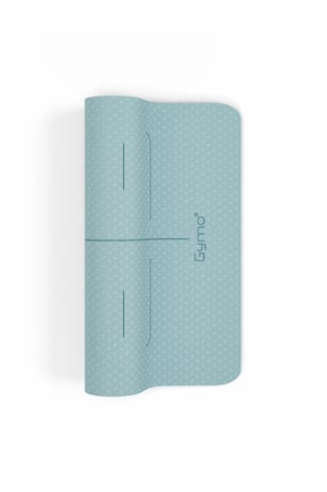 Gymo Pro Series Hizalamalı 6Mm Tpe Yoga Matı Pilates Minderi 183X66Mm Nane Yeşili