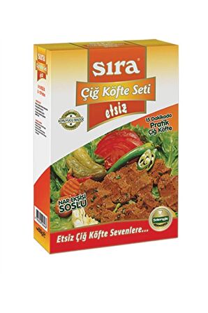 Sıra Çiğ Köfte Seti Etsiz 12 x 500 Gr ( 12 Adet )