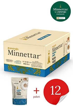 Minnettar Fındıklı Dibek Kahvesi 12 x 165 Gr ( 12 PAKET )