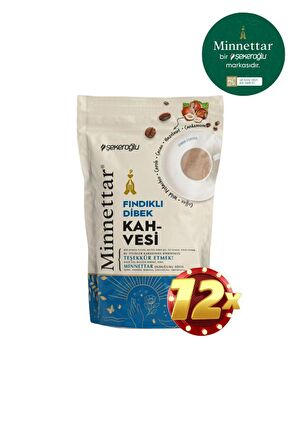 Minnettar Fındıklı Dibek Kahvesi 12 x 165 Gr ( 12 PAKET )