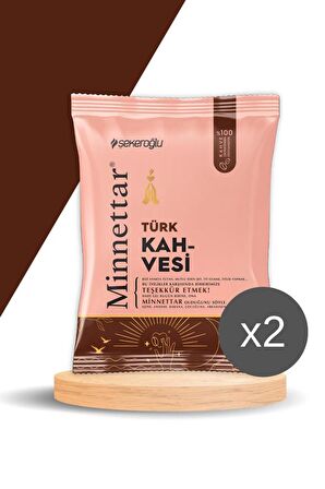 Minnettar Türk Kahve 2 X 100 gr ( 2 Paket )