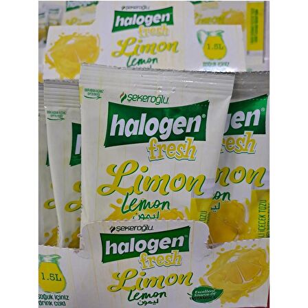 Şekeroğlu Halogen Limon İçecek Tozu 9 Gr *24 Ad