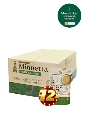 Minnettar Fıstıklı Kahve 12 X 165 gr ( 12 Paket )