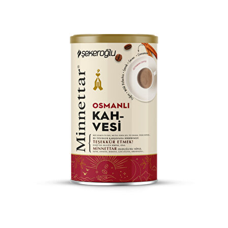 Minnettar Osmanlı Kahvesi 200 Gr Özel Silindir Kutu