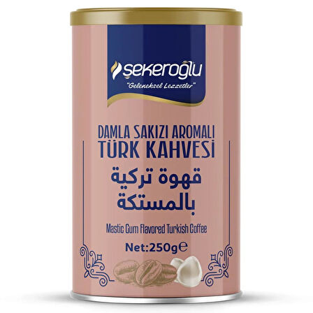 Damla Sakızlı Türk Kahvesi 250 Gr Silindir Kutu