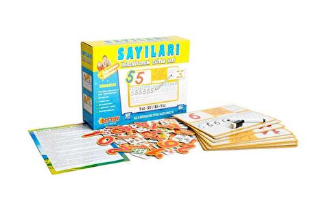 Sayıları Öğreniyorum Eğitim Seti - Diytoy 9222 67 Parça