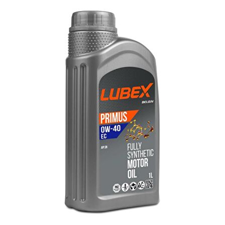Lubex Primus EC 0W-40 1 Lt Tam Sentetik Motor Yağı
