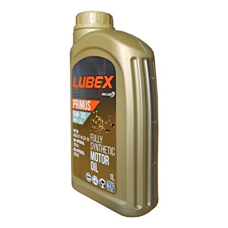 Lubex Primus MV-LA 5W-30 1 Lt Tam Sentetik Motor Yağı