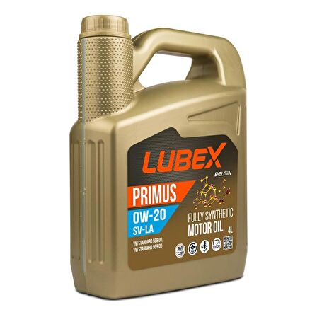 Lubex Primus VW-LA 0W-20 4 Lt VW 508.00/509.00 Onaylı Motor Yağı