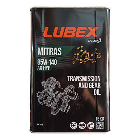 Lubex Mitras AX HYP 85W-140 15 KG Diferansiyel ve Dişli Yağı