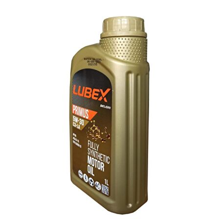 Lubex Primus C3-LA 5W-30 1 Lt Partiküllü Motor Yağı