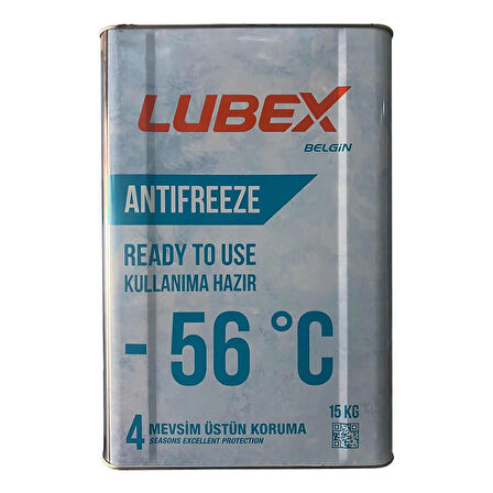 Lubex Mavi Antifriz 15 Kg -56 Derece