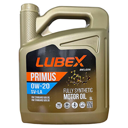 Lubex Primus SV-LA 0W20 5 Lt VW 508 00 509 00 Onaylı