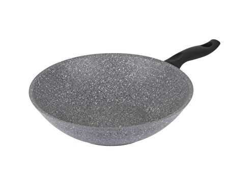 TANTİTONİ GRANITTE GRİ GRANİT WOK TAVA 28CM