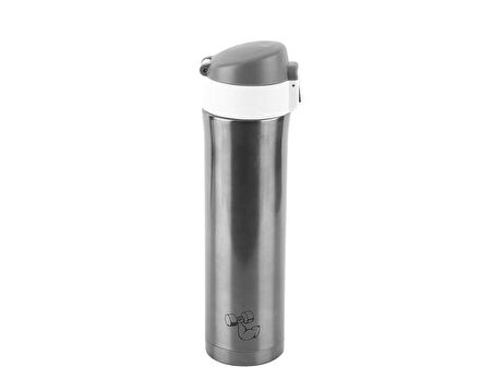 TANTİTONİ GRİ PASLANMAZ ÇELİK TERMOS 450ML