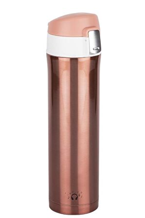 Tantitoni Pembe Rose Gold Paslanmaz Çelik Termos 450ml