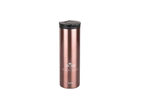 TANTİTONİ ROSE GOLD BOSS YAZILI KAHVE BARDAĞI 440ML