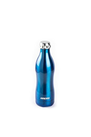 HAERS MAVİ PASLANMAZ ÇELİK TERMOS ŞİŞE 500ML