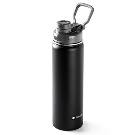 BANGDA SİYAH ÇİFT KATMANLI PASLANMAZ ÇELİK TERMOS 660ML