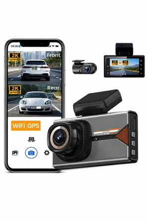 Harvox 2K Pro Akıllı Araç Kamerası - 4G SIM Kartlı, Çift Kameralı, GPS Takip & 24 Saat Park Modu