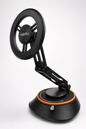 Hepu HP-AA01 Güçlü Manyetik Katlanabilir 360 Döner Torpido Üstü Araç İçi Telefon Tutucu