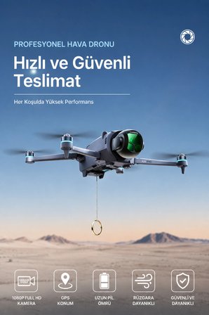 R26 MAX Drone GPS'li Kızılötesi Engel Algılamalı HD Kameralı Katlanabilir Drone Ekranlı Kumanda