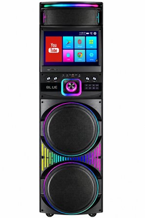 Blic BLS-82 Akıllı LED Ekranlı Parti Hoparlörü 12 Inç RGB Taşınabilir Bluetooth Ses Sistemi