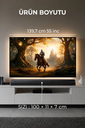 Hepu HP-TV05 Bluetooth Soundbar Hoparlör Ses Sistemi - TV ve Bilgisayar Uyumlu Ev Sinema Sistemi