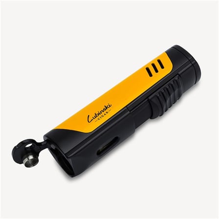Lubinski Tek Torch Delicili Puro Çakmağı Sarı-Siyah LB-162