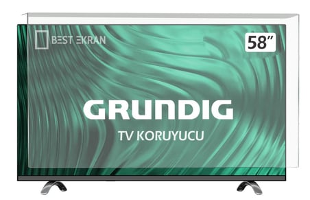 Grundig 58 GGU 8935 B TV EKRAN KORUYUCU - Grundig 58" inç Koruyucu Barcelona 58GGU8935B