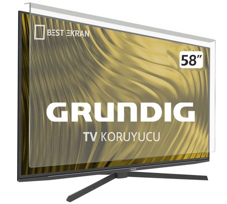 Grundig 58 GGU 8935 B TV EKRAN KORUYUCU - Grundig 58" inç Koruyucu Barcelona 58GGU8935B