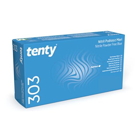 TENTY - MUAYENE ELDİVENİ NİTRİL MEDİUM 100LÜ PAKET