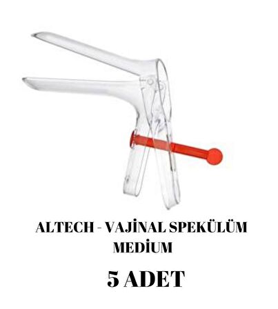 ALTECH - VAJİNAL SPEKÜLÜM MEDİUM - 5 ADET