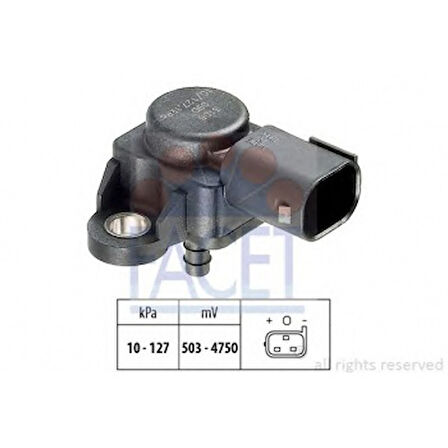 Vag Map Basınc Sensoru Crafter 2,5tdi Bjk Bjl Bjm 06> - Facet 10.3106