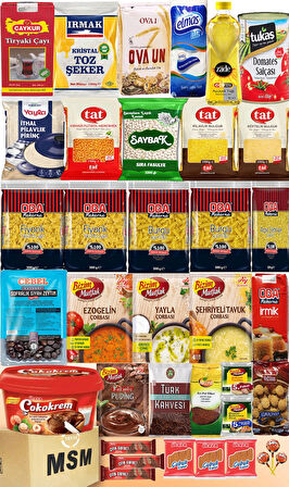 Ramazan Paketi Erzak Kolisi Mega Paket 37 Parça Çocuklar İçin Çikolata Setli No :19